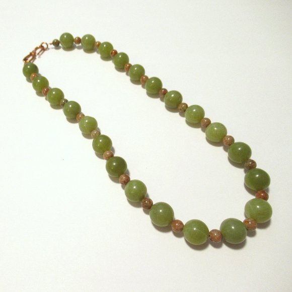 Gemstone necklace with Copper clasp - Picture 7 of 7